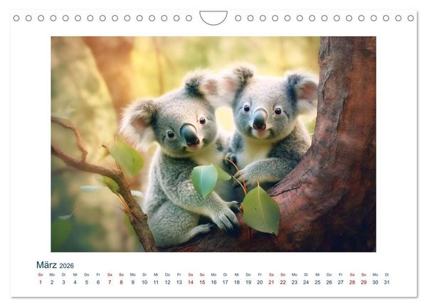 Produktbild: Unzertrennlich (Wandkalender 2026 DIN A4 quer), CALVENDO Monatskalender