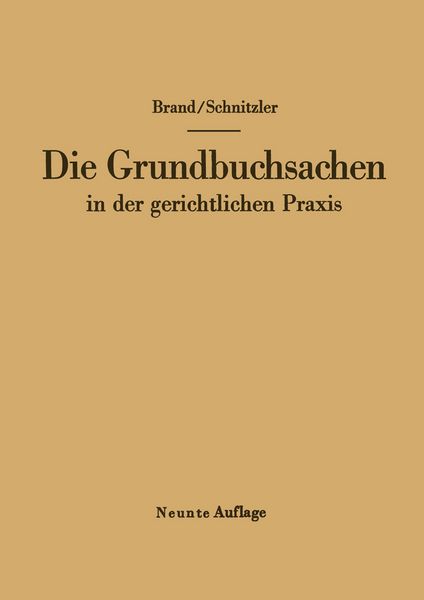 Produktbild: Die Grundbuchsachen in der gerichtlichen Praxis