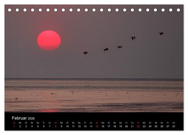 Produktbild: Im Norden - An der Nordsee in Deutschland (Tischkalender 2026 DIN A5 quer), CALVENDO Monatskalender