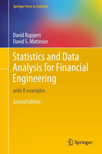 Produktbild: Statistics and Data Analysis for Financial Engineering