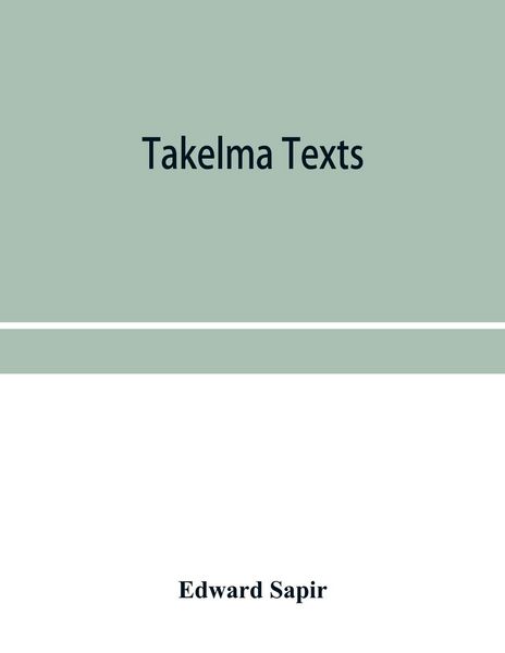 Produktbild: Takelma texts