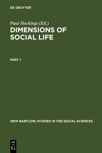 Produktbild: Dimensions of Social Life