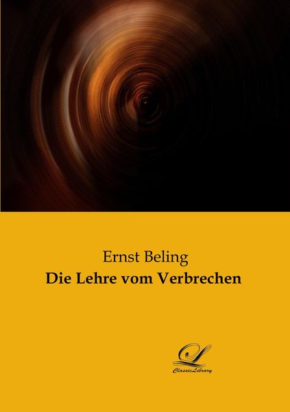 Produktbild: Die Lehre vom Verbrechen