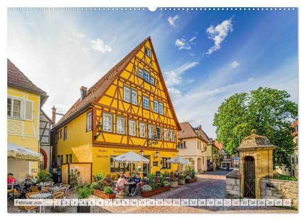 Produktbild: Bad Mergentheim Impressionen (Wandkalender 2026 DIN A2 quer), CALVENDO Monatskalender