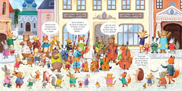 Produktbild: Mein Klassik-Klangbuch: Das Tier-Orchester spielt Tschaikowski