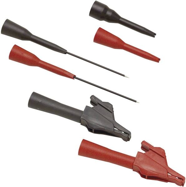 Fluke TP920 Sicherheits-Prüfspitzen-Set 1616659 Steckanschluss 2 mm CAT III 300 V Rot, Schwarz 1 St.