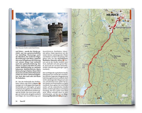 Produktbild: KOMPASS Wanderf&uuml;hrer Riesengebirge mit Isergebirge, 55 Touren mit Extra-Tourenkarte