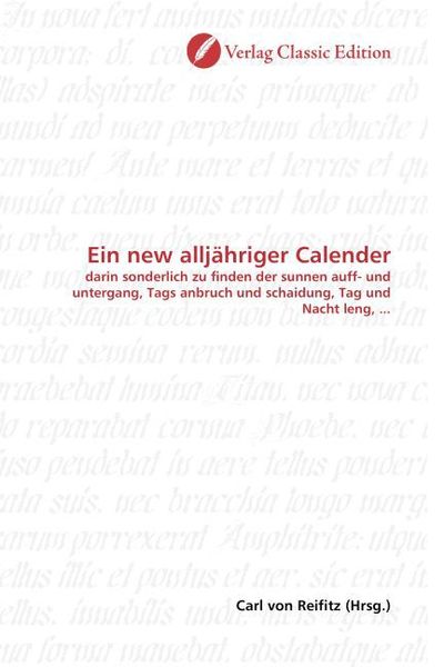 Produktbild: Ein new allj&auml;hriger Calender