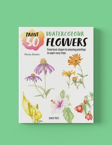 Produktbild: Paint 50: Watercolour Flowers