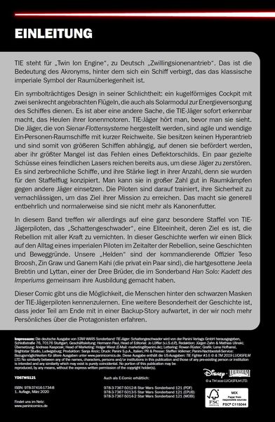 Produktbild: Star Wars Comics: Tie-J&auml;ger Schattengeschwader