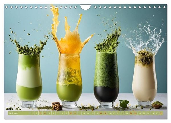 Produktbild: Lifestyle Matcha - Hot und Cool (Wandkalender 2027 DIN A4 quer), CALVENDO Monatskalender