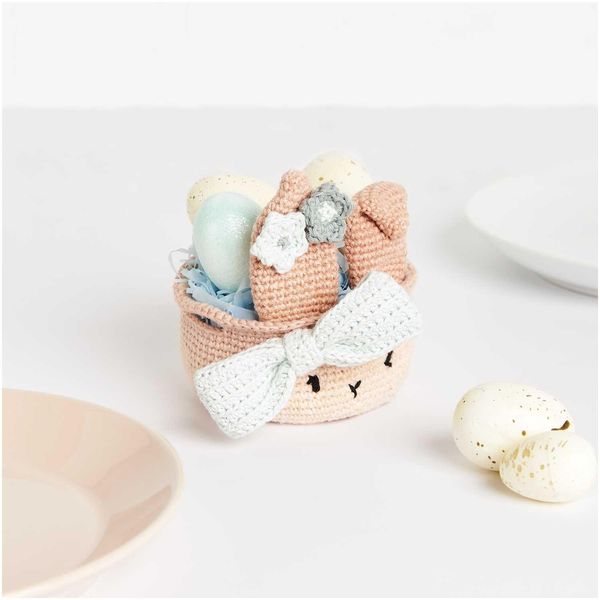 Produktbild: Ricorumi H&auml;kel-Set "Oster-K&ouml;rbchen beige"