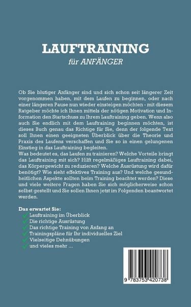 Produktbild: Lauftraining f&uuml;r Anf&auml;nger: Wie Sie mit gezieltem Lauftraining Schritt f&uuml;r Schrit