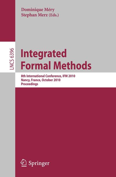 Produktbild: Integrated Formal Methods
