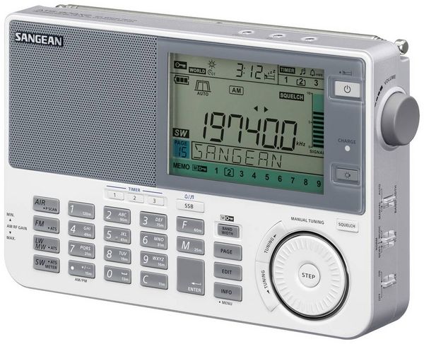 Produktbild: Sangean ATS-909X2 Weltempf&auml;nger UKW, LW, MW Weckfunktion Wei&szlig;