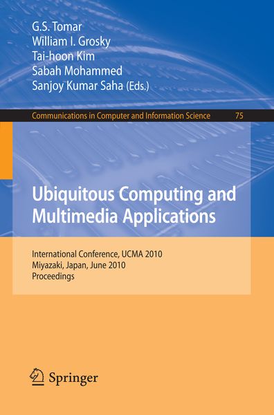 Produktbild: Ubiquitous Computing and Multimedia Applications