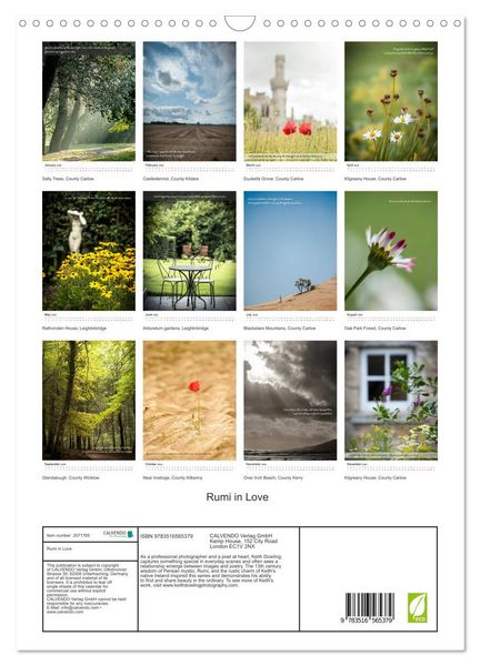 Produktbild: Rumi in Love (Wall Calendar 2026 DIN A3 portrait), CALVENDO 12 Month Wall Calendar
