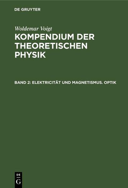 Produktbild: Elektricit&auml;t und Magnetismus. Optik