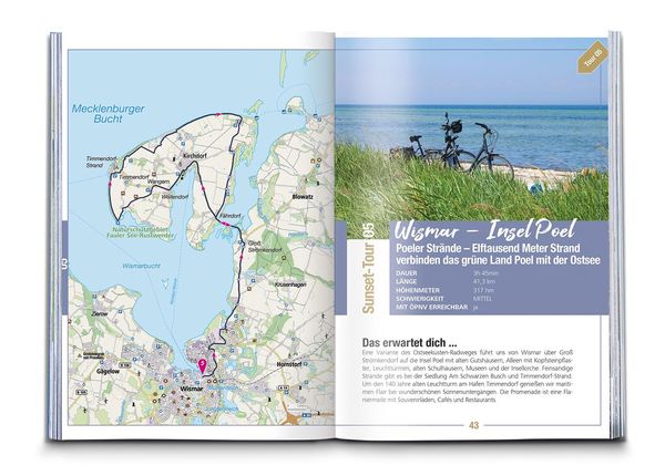 Produktbild: KOMPASS Endlich Radelgenuss - Ostseeküste Mecklenburg-Vorpommern