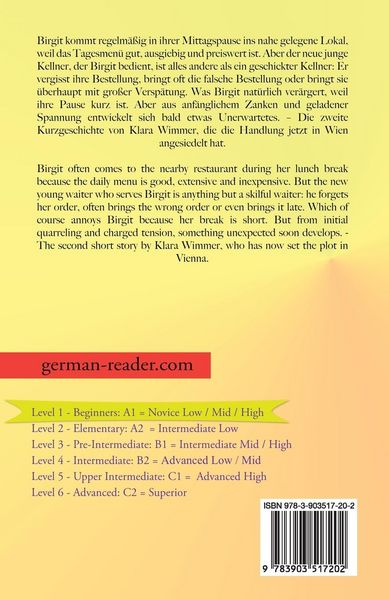 Produktbild: German Reader, Beginners A1/Novice - Mein wunderbares Lokal / My Wonderful Restaurant