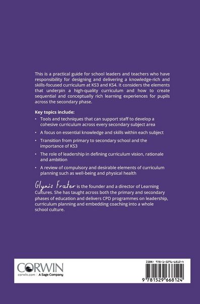 Produktbild: Secondary Curriculum Design and Delivery