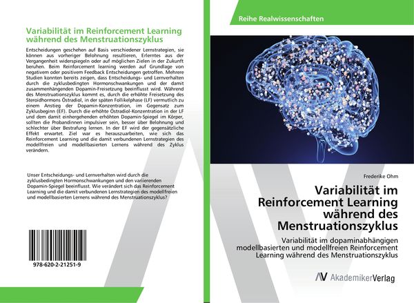 Produktbild: Variabilit&auml;t im Reinforcement Learning w&auml;hrend des Menstruationszyklus
