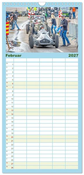 Produktbild: Familienplaner 2027 - Faszination Jochpassrennen mit 5 Spalten (Wandkalender, 21 x 45 cm) CALVENDO