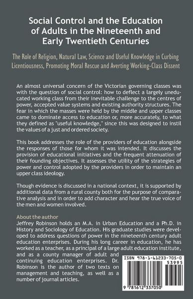 Produktbild: Social Control and the Education of Adults in the Nineteenth and Early Twentieth Centuries