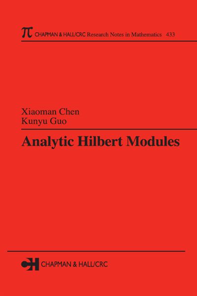 Produktbild: Analytic Hilbert Modules