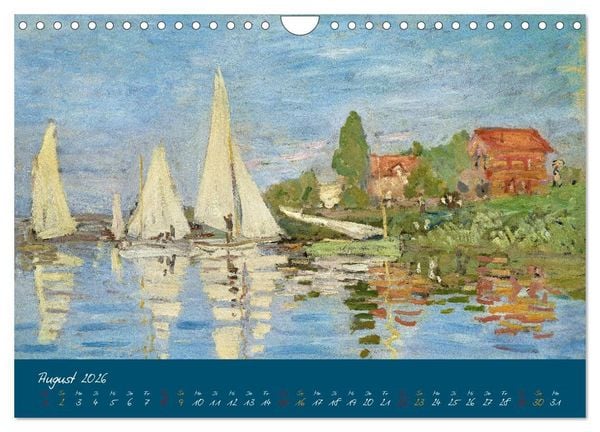 Produktbild: Typisch Monet (Wandkalender 2026 DIN A4 quer), CALVENDO Monatskalender