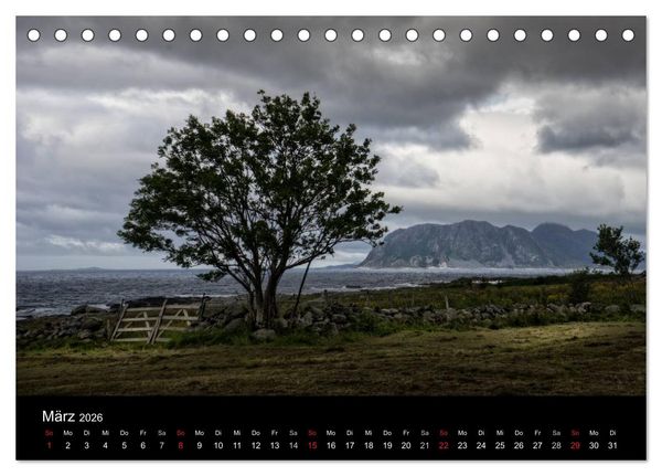 Produktbild: Norwegen - Vom Westen zum S&uuml;den (Tischkalender 2026 DIN A5 quer), CALVENDO Monatskalender