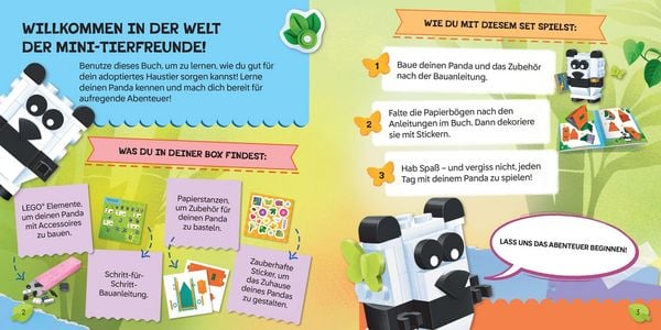 Produktbild: LEGO&reg; Books - Mini-Tierfreunde - Panda