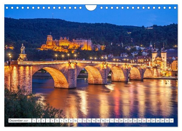 Produktbild: Baden-W&uuml;rttemberg - Heidelberg (Wandkalender 2027 DIN A4 quer), CALVENDO Monatskalender