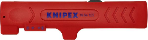 Produktbild: Knipex 16 64 125 SB Kabelentmanteler Geeignet f&uuml;r Flachkabel, Rundkabel, Feuchtraumkabel 4 bis 13 mm 0.8 bis 2.5 mm&sup2;