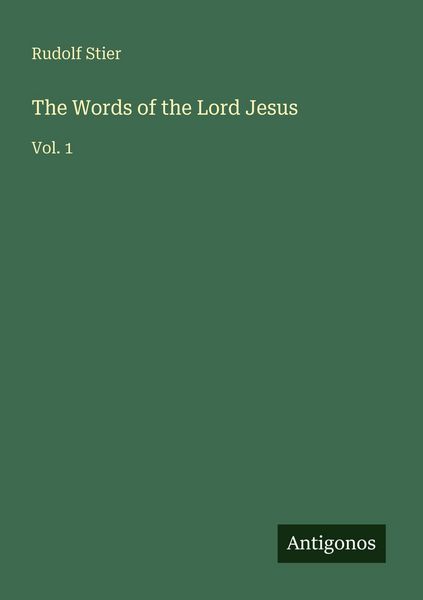 Produktbild: The Words of the Lord Jesus