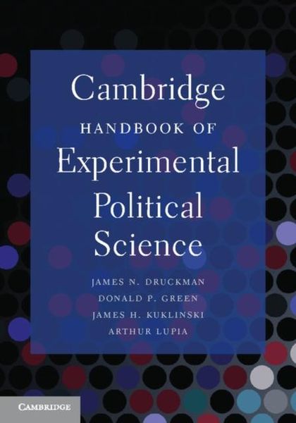 Produktbild: Cambridge Handbook of Experimental Political Science