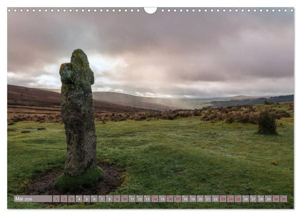 Produktbild: Dartmoor, herbe Sch&ouml;nheit im S&uuml;den Englands (Wandkalender 2026 DIN A3 quer), CALVENDO Monatskalender