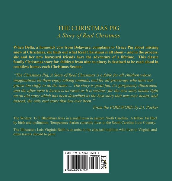 Produktbild: The Christmas Pig A Story of Real Christmas