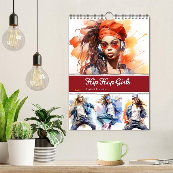Produktbild: Hip Hop Girls. Rhythmic Expressions (Wandkalender 2026 DIN A4 hoch), CALVENDO Monatskalender