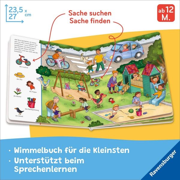 Produktbild: Mein erstes Sachen suchen Wimmelbuch: Meine Welt
