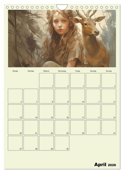 Produktbild: Im Zauberwald. Mystische Fabelwesen (Wandkalender 2026 DIN A4 hoch), CALVENDO Monatskalender