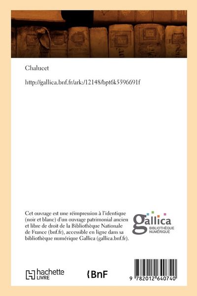Produktbild: Chalucet (&Eacute;d.1887)
