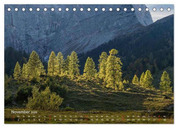 Produktbild: Gro&szlig;er Ahornboden - Europas gro&szlig;er Ahornwald (Tischkalender 2026 DIN A5 quer), CALVENDO Monatskalender