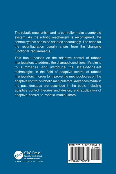 Produktbild: Adaptive Control for Robotic Manipulators