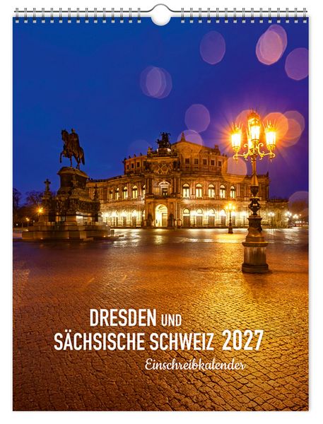 Produktbild: Einschreibkalender Dresden und S&auml;chsische Schweiz 2027