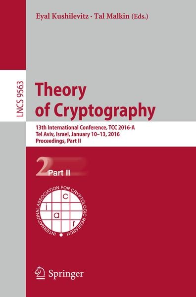 Produktbild: Theory of Cryptography