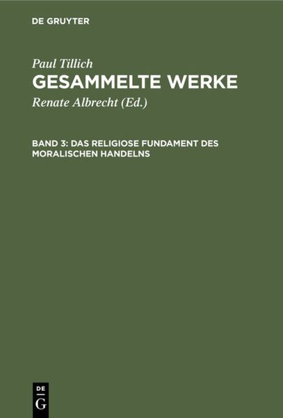 Produktbild: Das religiose Fundament des moralischen Handelns