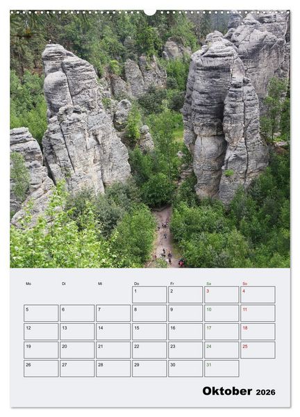 Produktbild: Tschechiens Highlights (Wandkalender 2026 DIN A2 hoch), CALVENDO Monatskalender