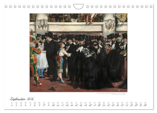 Produktbild: Party Time - Das Fest in der Kunst Kunstkalender (Wandkalender 2026 DIN A4 quer), CALVENDO Monatskalender