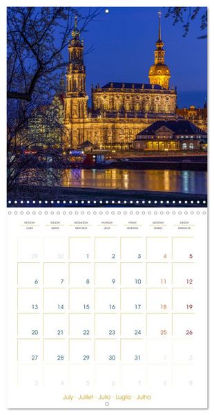 Produktbild: Romantic Dresden (Wall Calendar 2026 12 &times; 12 Inch) CALVENDO 12 Month Wall Calendar